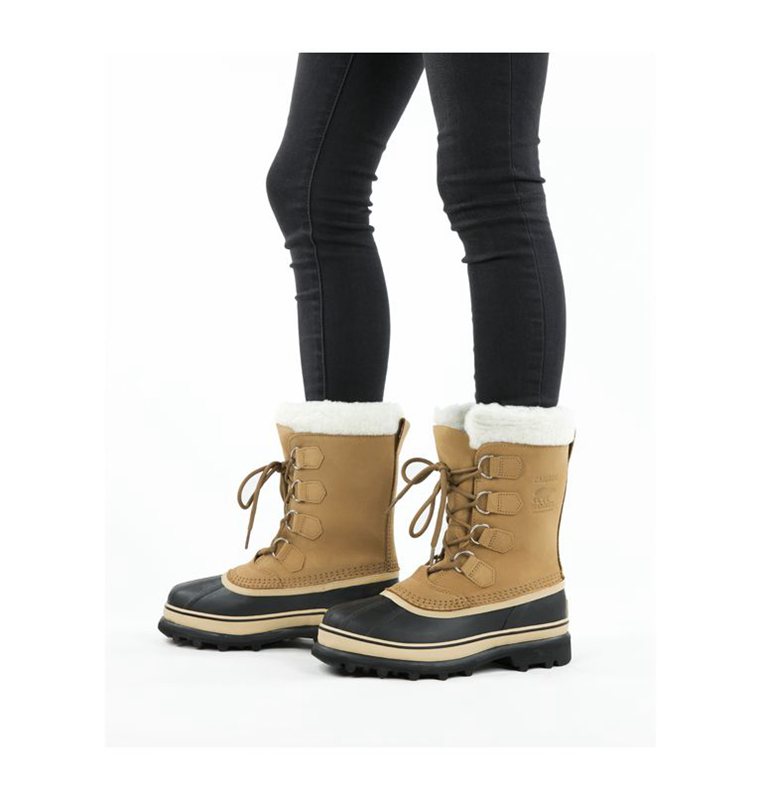 Botas Nieve Sorel Mujer - Caribou® Bajas Marrones/Negras - 30829-JUDK